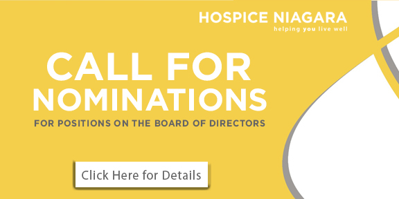 Call for Nominations – Hospice Niagara Board of Directors