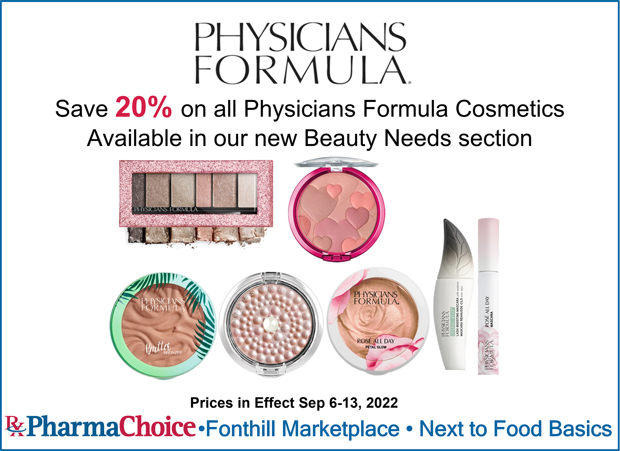 Save 20% on Physicians Formula Cosmetics