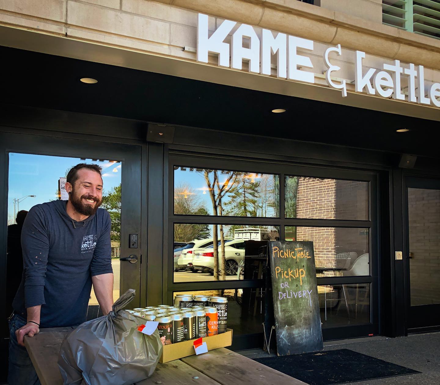 Kame & Kettle Beer Works ‘PICNIC TABLE pickups and deliveries’