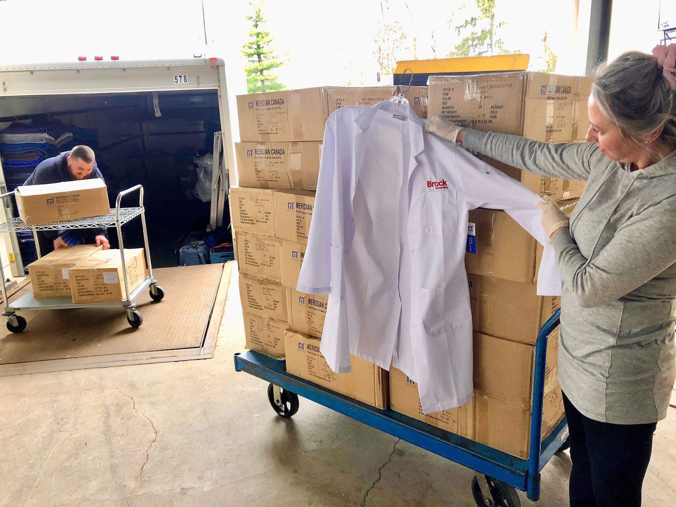 University sends its supplies to Niagara’s front-line workers