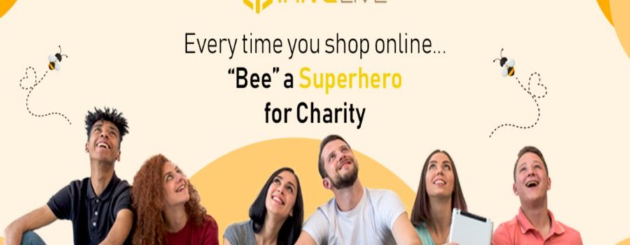Every Time You Shop Online  BEE a Superhero for your Favourite Charity with @ihiveLIVE