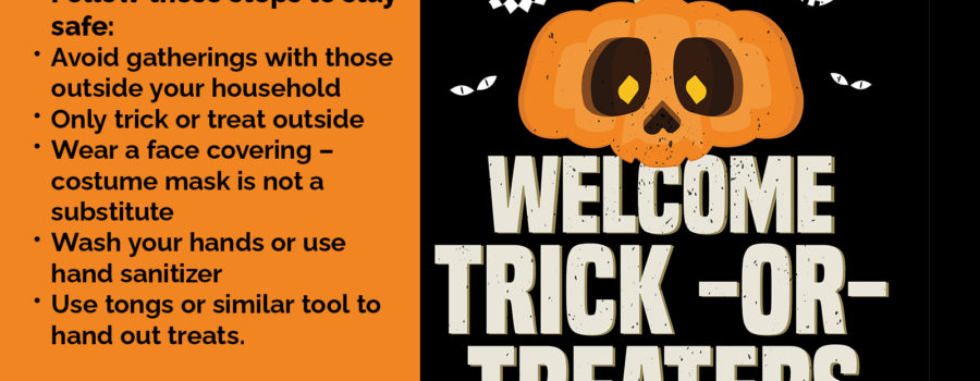Stay safe and follow Public Health advice this Halloween