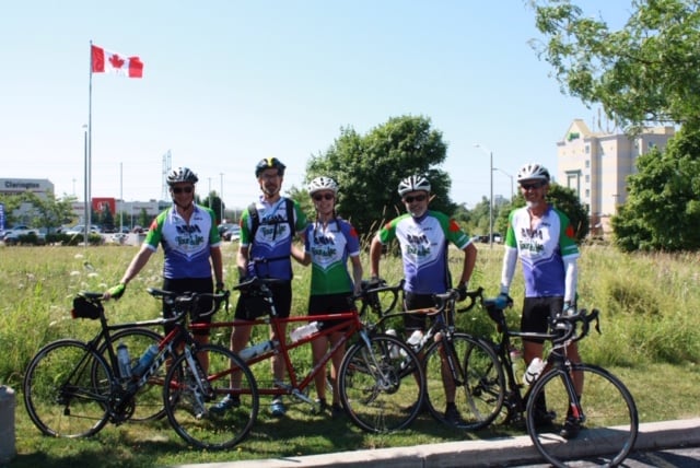 Pedal for Polio Event Sponsored by Canadian and American Rotarians