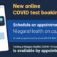 Niagara Health launches new online COVID test booking tool