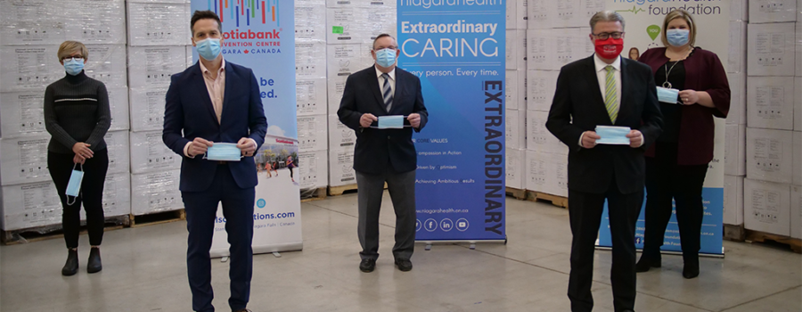 MedSup Canada partners with Niagara Health and Region to donate five million masks to Niagara municipalities