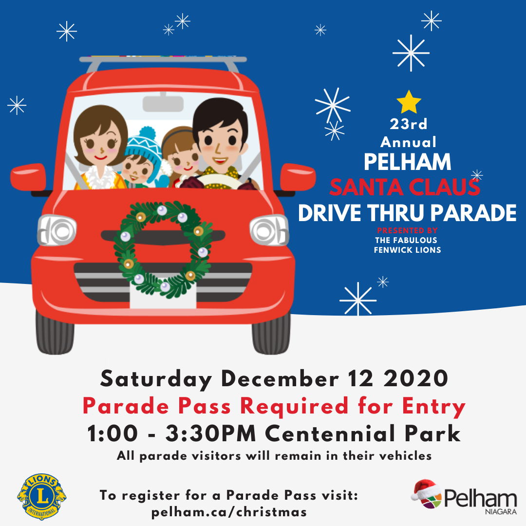 Parade passes introduced for the 23rd Annual Pelham Santa Claus parade; now open to Pelham residents