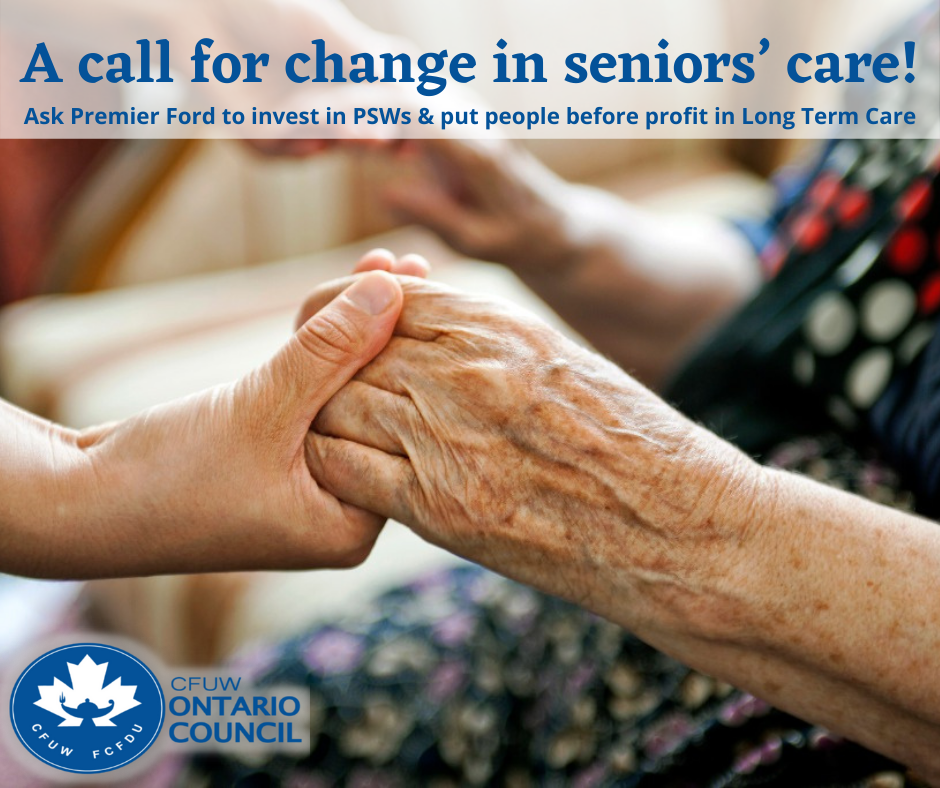 A Call for Change in Seniors’ Care!