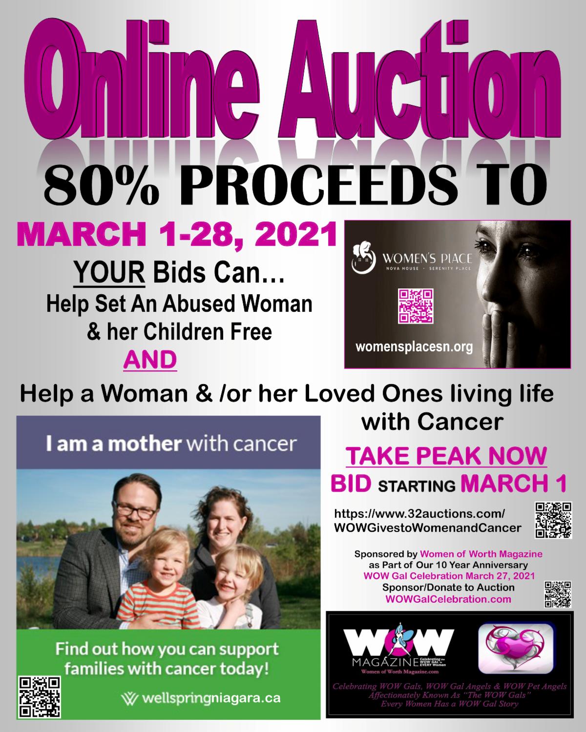 The Woman of Worth Magazine Online Auction is OPEN