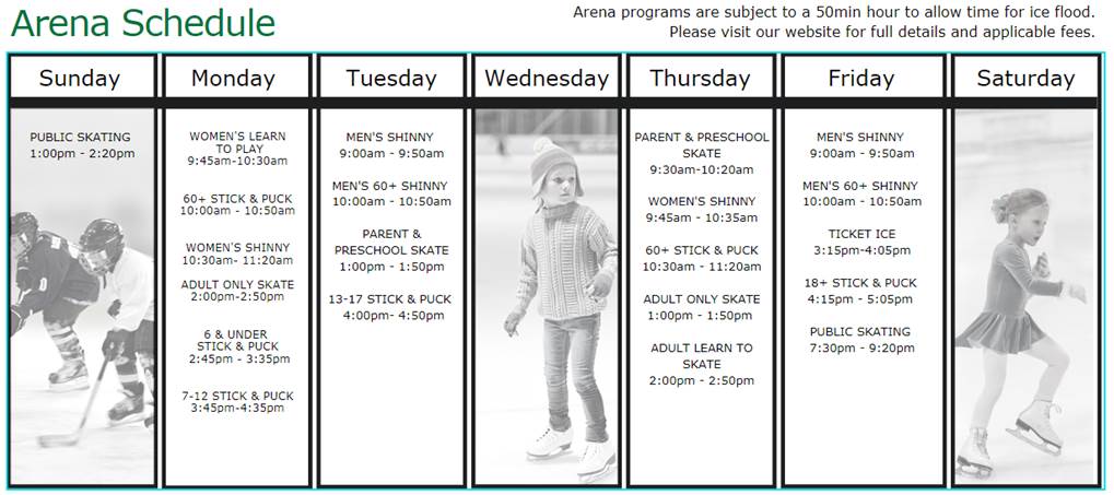 Meridian Community Centre’s Ice Programs