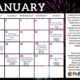 January Seniors Calendar