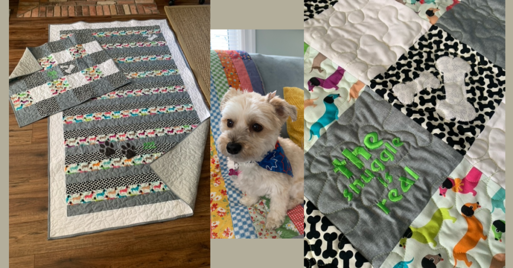 The Snuggle is Real! Custom Made Child and Dog Quilts