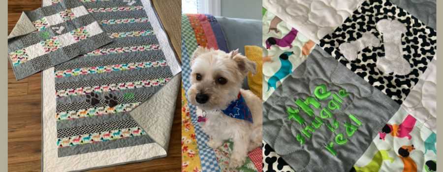 The Snuggle is Real! Custom Made Child and Dog Quilts