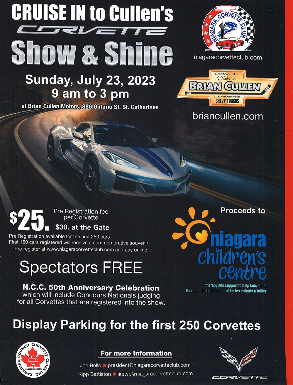 Register Now: Corvette Show & Shine