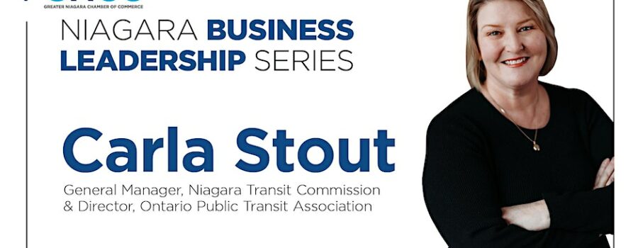 Save the Date: Niagara Business Leadership Series – Featuring Carla Stout
