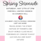 Save The Date: Spring Serenade