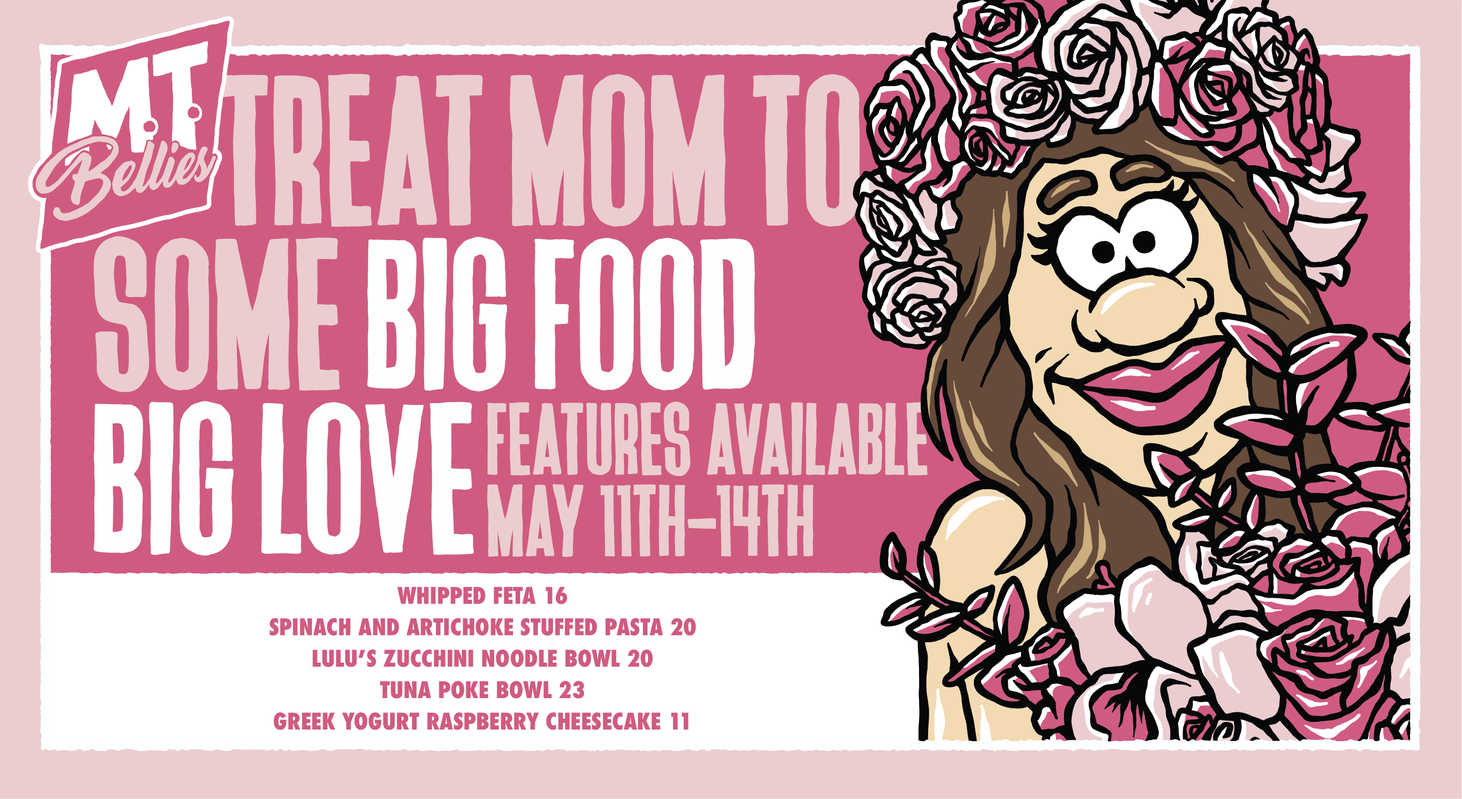 BIG FOOD, BIG LOVE this Mother’s Day!
