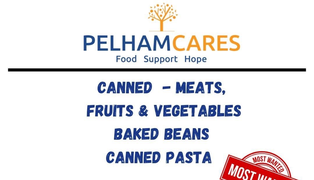 Most Needed Items – Pelham Summer Food Drive July 29th