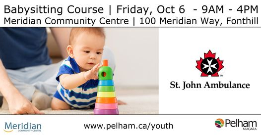Register Now: St. Johns Ambulance Babysitting Course