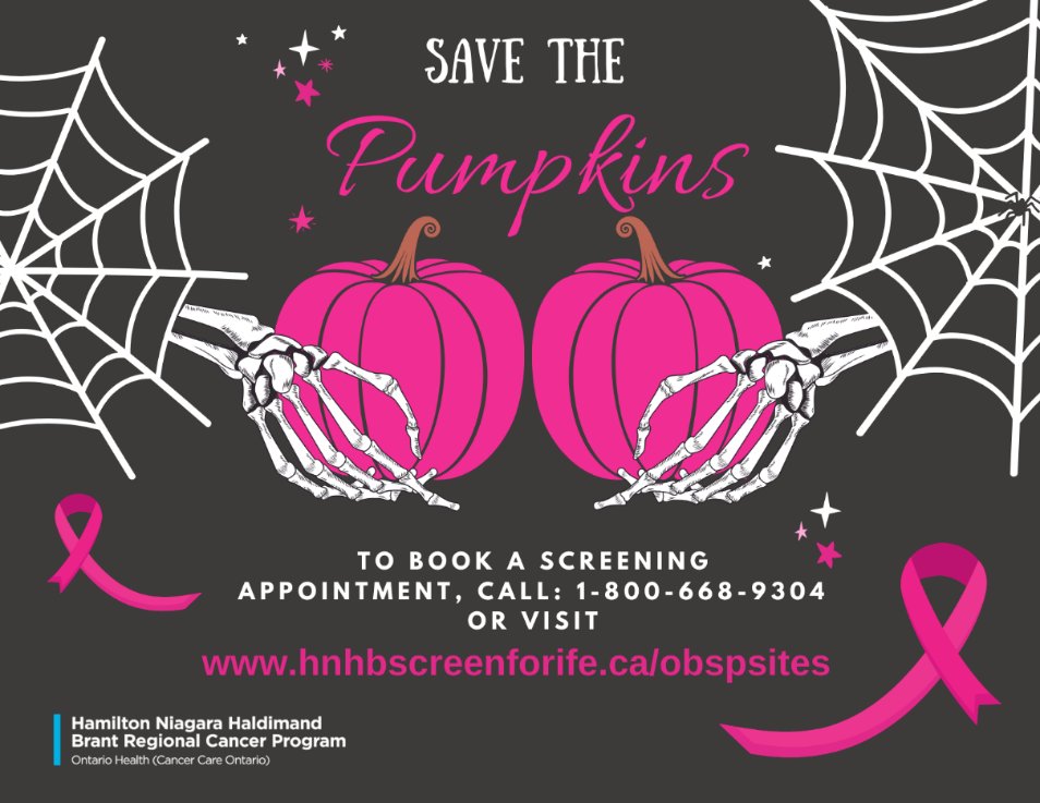 Save the Pumpkins: get checked for cancer this October