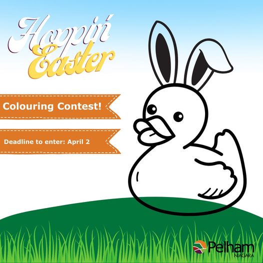 Calling all Youth Artists! Easter Colouring Contest