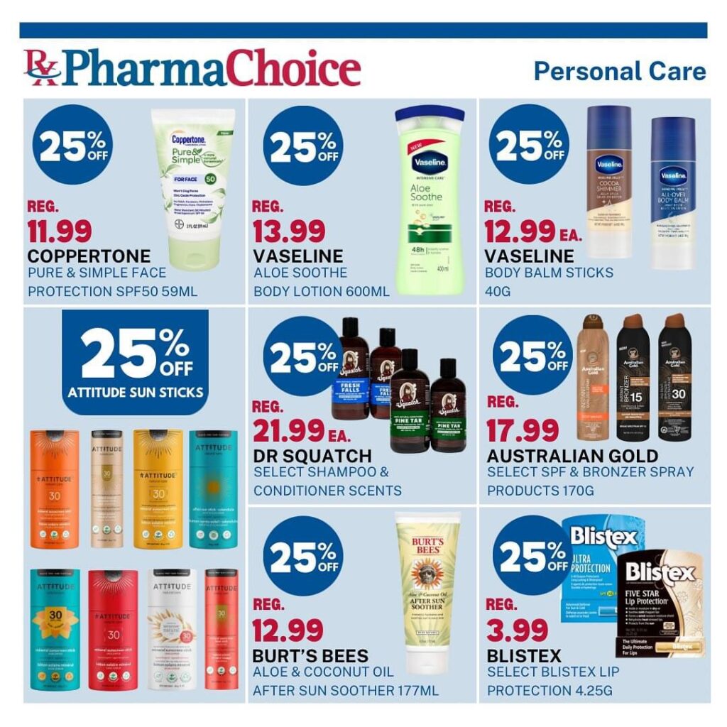 PharmaChoice Summer Essentials Sale