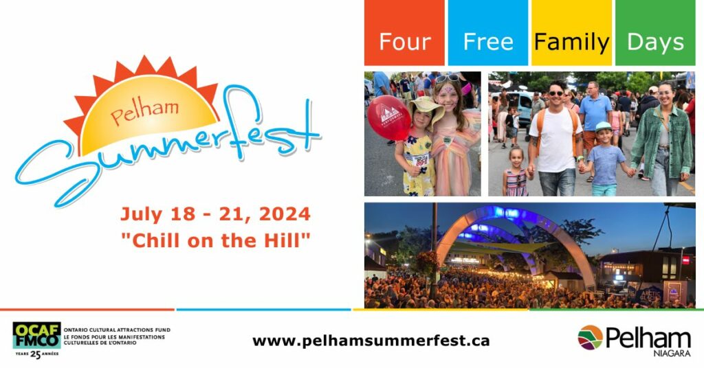 Guess Who’s a Top 100 Festival in Ontario Award Winner… Again? Pelham Summerfest!