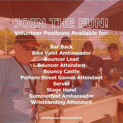 Summerfest! Call for Volunteers