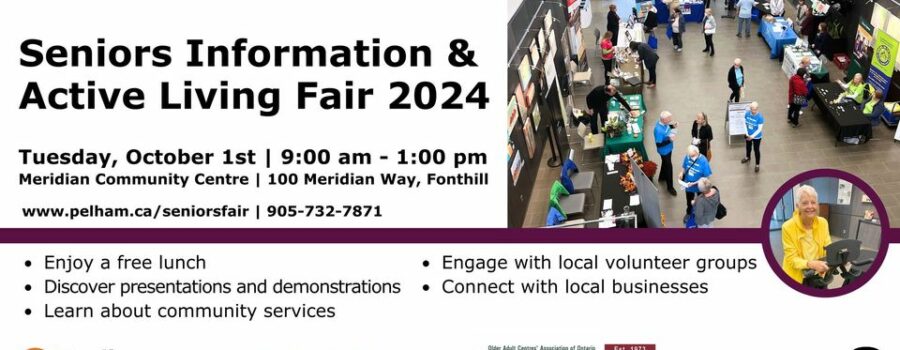 Save The Date: Seniors Information and Active Living Fair