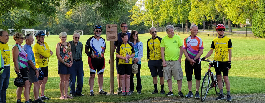 Niagara Freewheelers Harold Black Park Tree Dedication