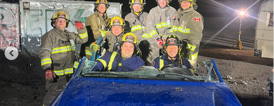 Fenwick Firefighter Association: Real-Life Training with V&R Auto Recycling