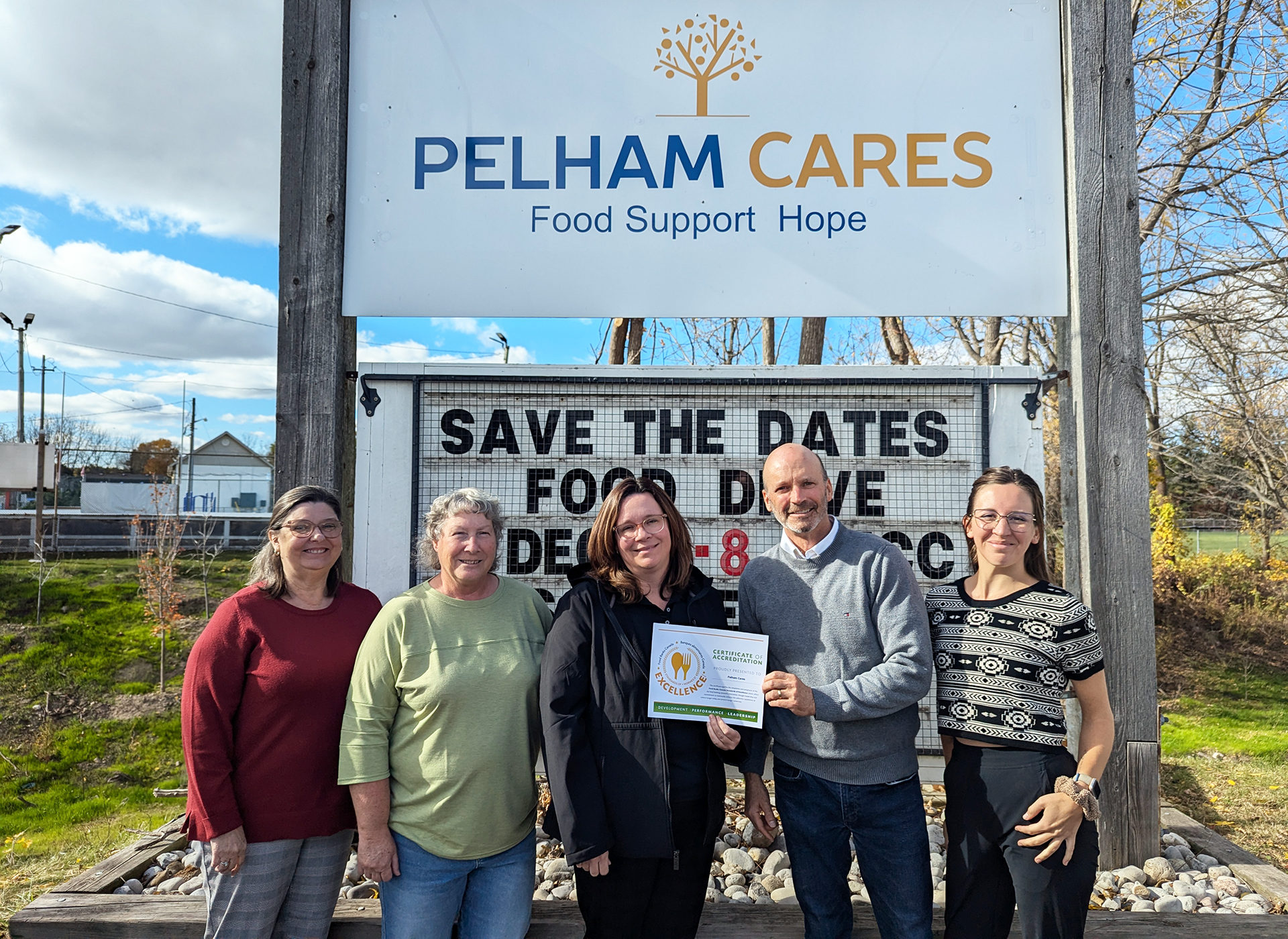 Pelham Cares first in Niagara to achieve Canada Standard of Excellence