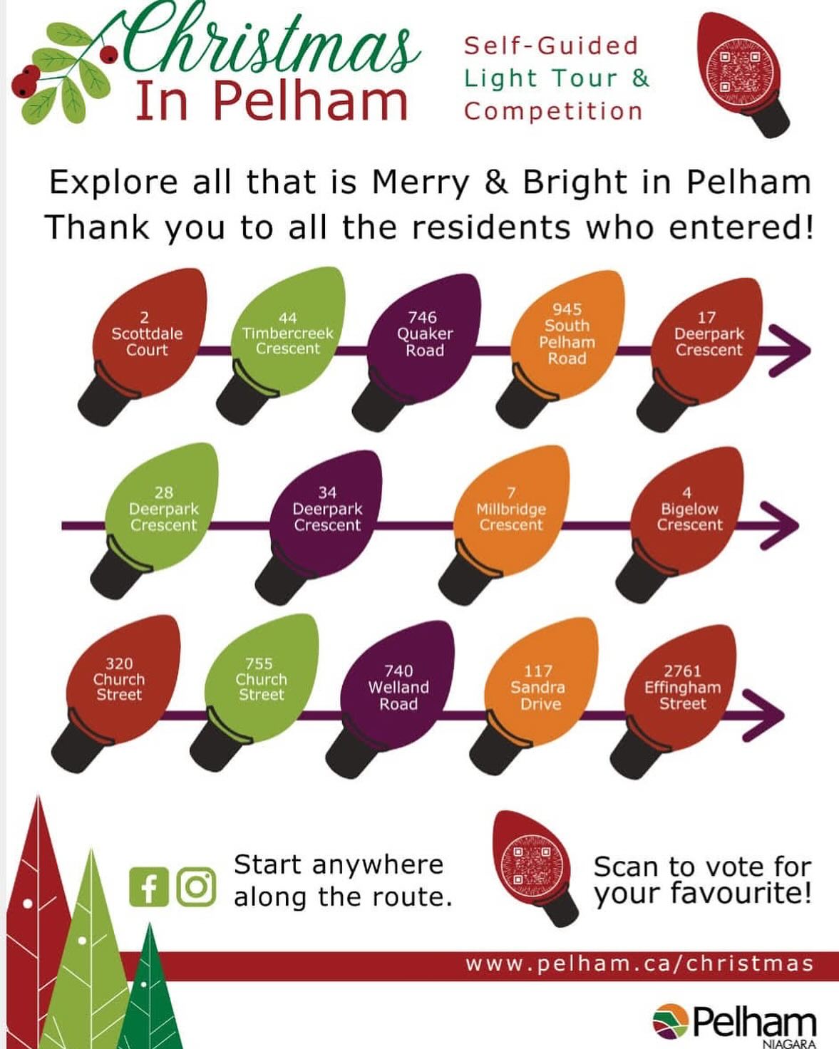 Take a Festive Drive Through the Pelham Christmas Light Tour!