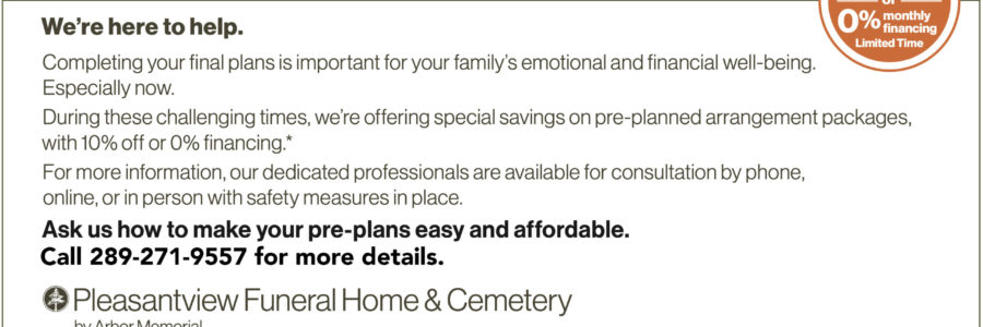 We’ve made it easier to plan, with special financing