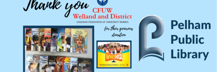 Thank You CFUW Welland and District!