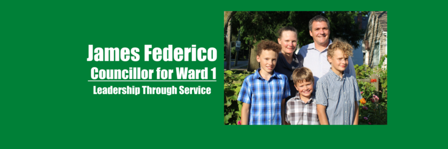 Meet James Federico, Candidate for Ward One