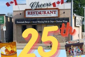 Happy 25th Anniversary to Cheers Restaurant!