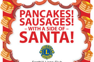 Get Your Pancakes & Sausages and a Side of Santa!