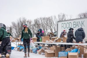 Open Arms Mission Hosts Free Food Giveaway at Welland Arena
