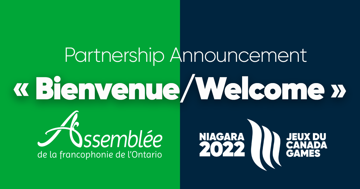 L’Assemblée De La Francophonie De L’ontario Named Francophone Community Network Partner Of The Niagara 2022 Canada Summer Games
