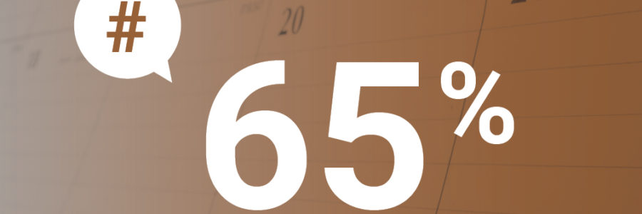This month’s significant number: 65