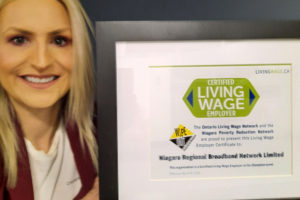 Niagara Regional Broadband Network is Niagara’s 50th Certified Living Wage Employer