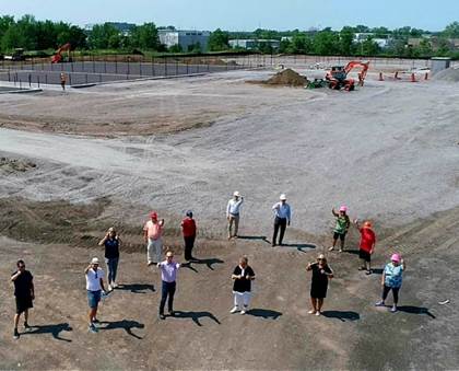 Construction of Empire Outdoor Multi-Purpose Sports Facility Starting to Take Shape