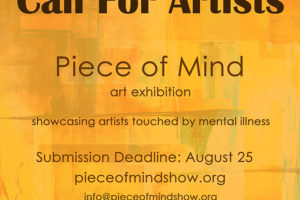 Piece of Mind Art Show Call for Submissions