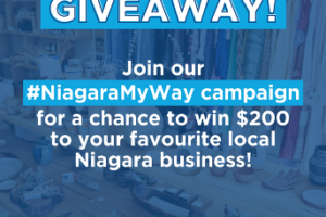 GIVEAWAY ALERT: Join the #NiagaraMyWay Campaign for a Chance to WIN!