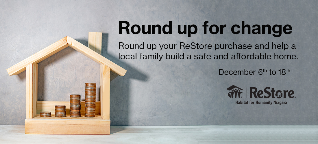 Round up for change at the Niagara ReStores!