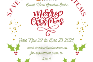 Christmas Sale at the Welland Museum