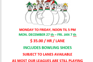 NWBIA Local Business Spotlight: Holiday Special at Jeff’s Bowl-)-Rama