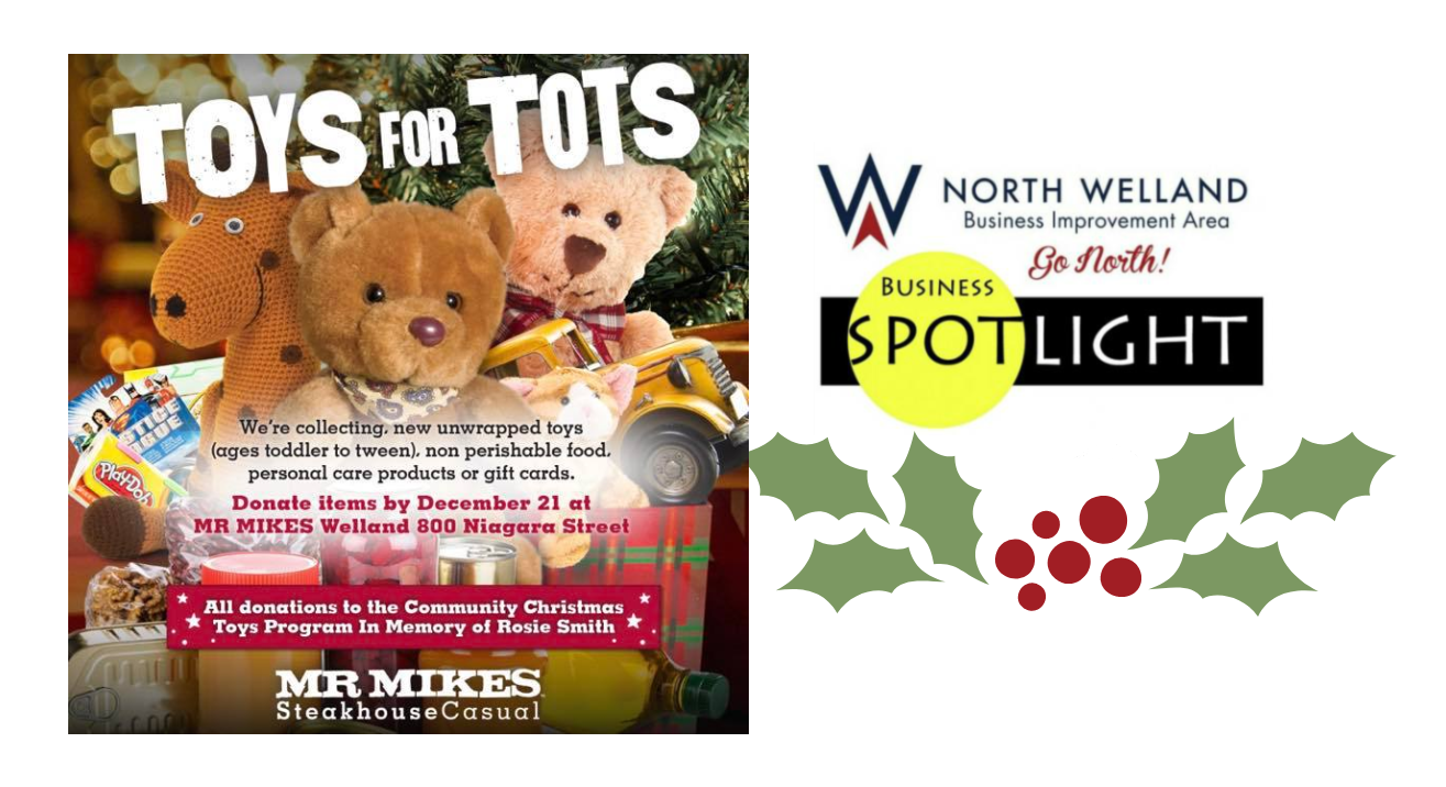 NWBIA Local Business Spotlight: Support Toys for Tots at Mr. Mike’s