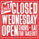 M.T. Bellies Open For Takeout Thursday-Saturday