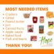 Request for Food Donations